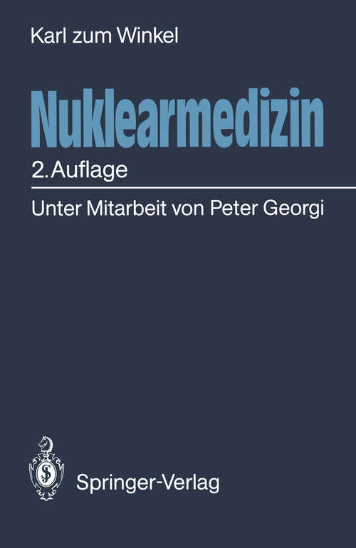 Book cover of Nuklearmedizin (2. Aufl. 1990)