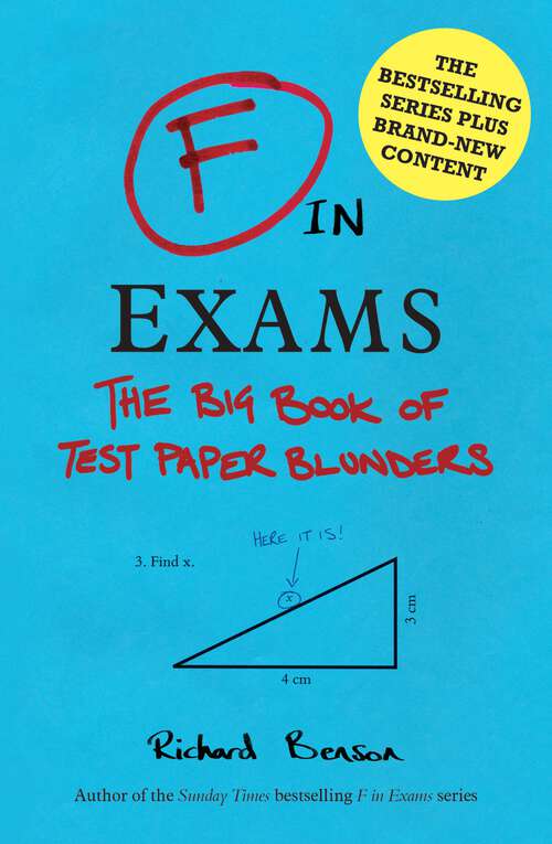 Book cover of F in Exams: The Big Book of Test Paper Blunders