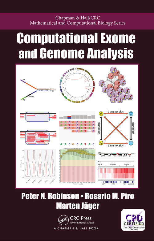 Book cover of Computational Exome and Genome Analysis (Chapman & Hall/CRC Mathematical and Computational Biology)