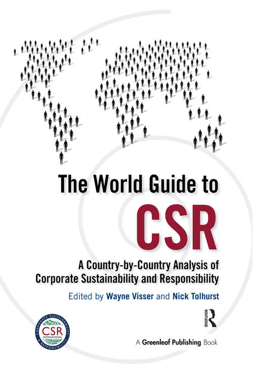 Book cover of The World Guide to CSR: A Country-by-Country Analysis of Corporate Sustainability and Responsibility