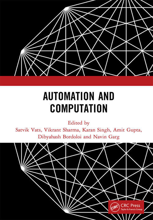 Book cover of Automation and Computation: Proceedings of the International Conference on Automation and Computation, (AutoCom 2022), Dehradun, India
