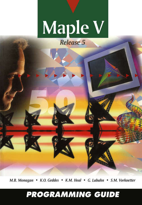 Book cover of Maple V Programming Guide: For Release 5 (2nd ed. 1998)