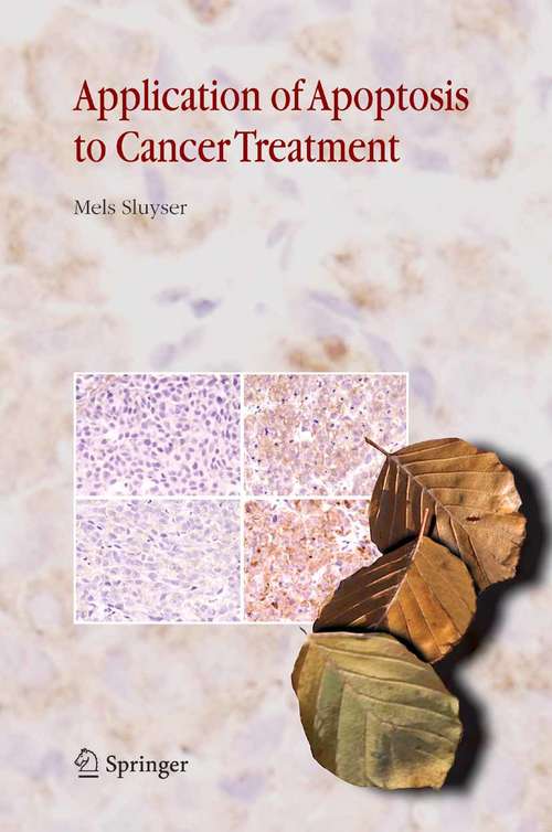 Book cover of Application of Apoptosis to Cancer Treatment (2005)