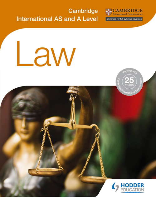 Book cover of Cambridge International AS and A Level Law