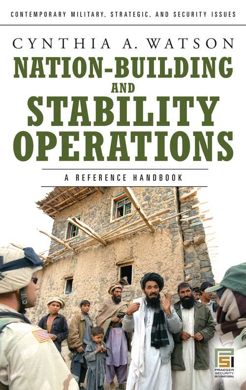 Book cover of Nation-Building and Stability Operations: A Reference Handbook (Contemporary Military, Strategic, and Security Issues)