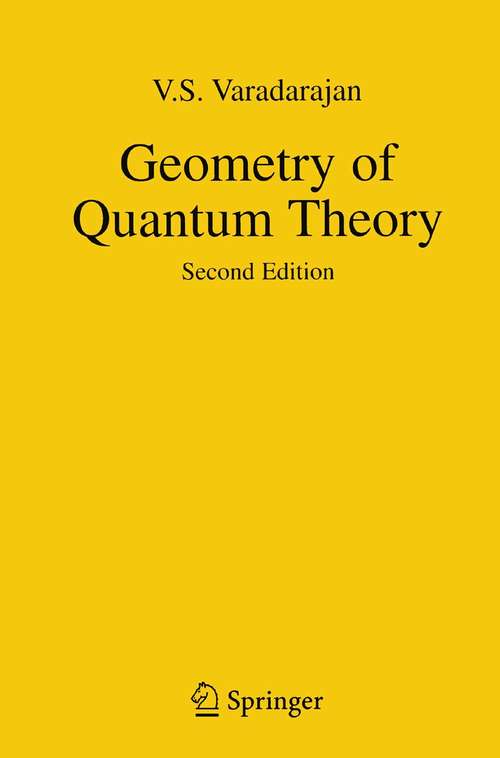 Book cover of Geometry of Quantum Theory: Second Edition (2nd ed. 1968)