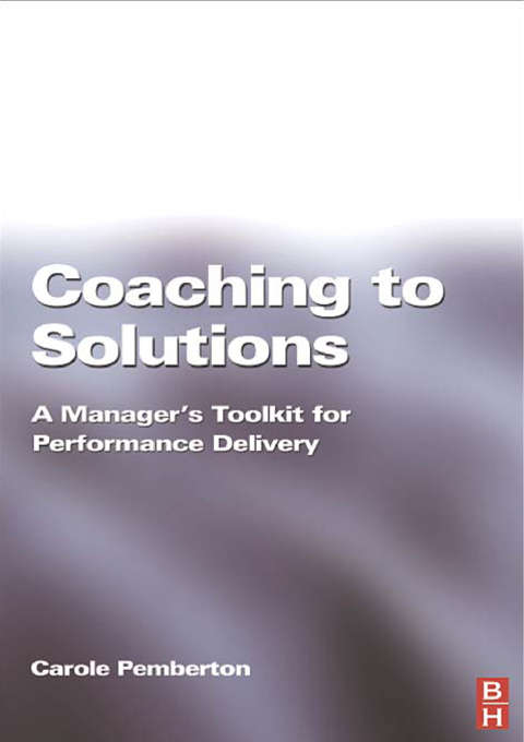 Book cover of Coaching to Solutions