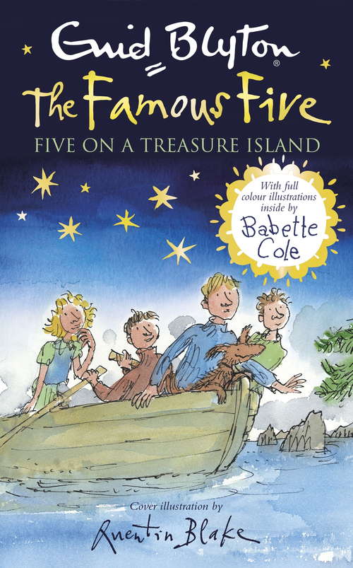 Book cover of Five on a Treasure Island: Book 1 Full colour illustrated edition (2) (Famous Five: Vol. 1)