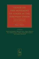 Book cover of Oliver on Free Movement of Goods in the European Union (PDF)