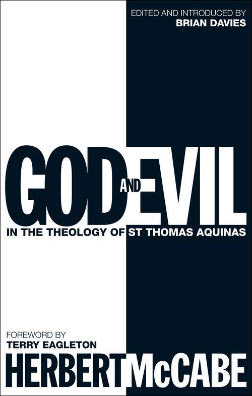 Book cover of God and Evil: In the Theology of St Thomas Aquinas
