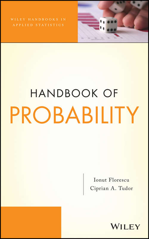 Book cover of Handbook of Probability (Wiley Handbooks in Applied Statistics)