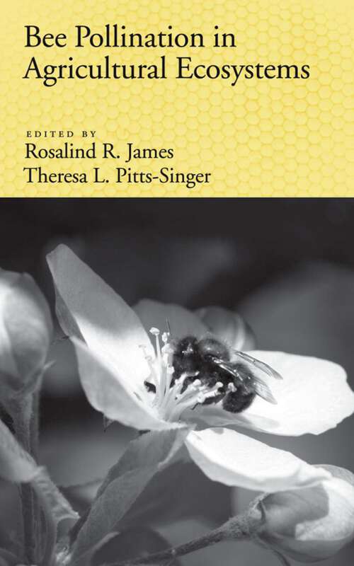 Book cover of Bee Pollination in Agricultural Ecosystems