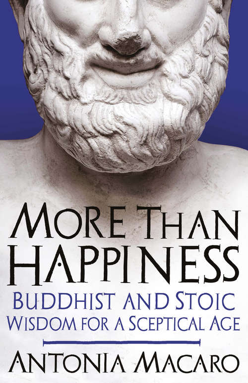 Book cover of More Than Happiness: Buddhist and Stoic Wisdom for a Sceptical Age