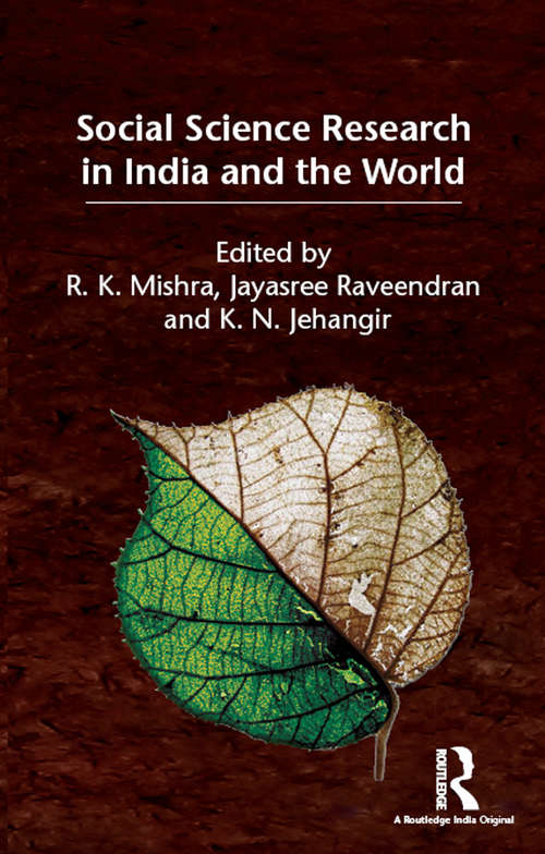 Book cover of Social Science Research in India and the World