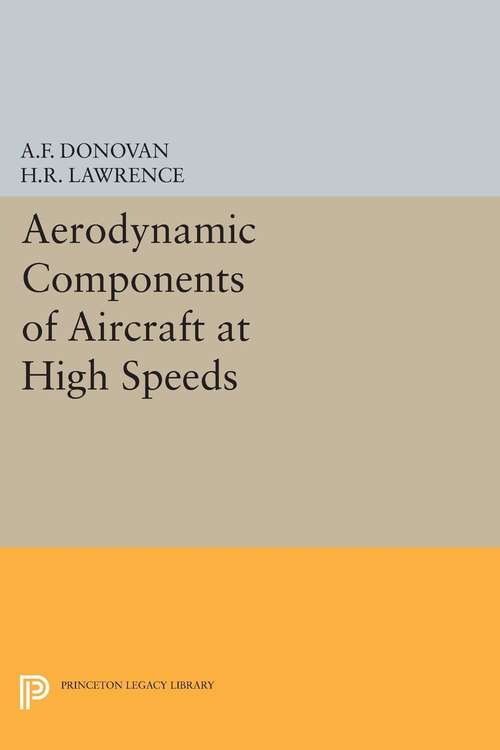Book cover of Aerodynamic Components of Aircraft at High Speeds (PDF)