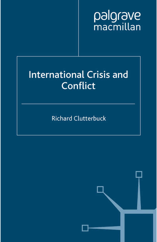 Book cover of International Crisis and Conflict (1993)
