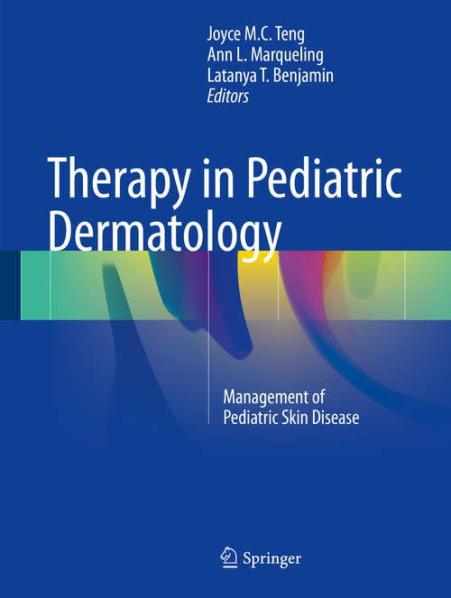 Book cover of Therapy in Pediatric Dermatology: Management of Pediatric Skin Disease