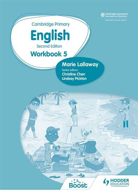 Book cover of Cambridge Primary English Workbook 5 Second Edition