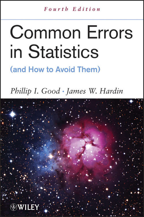 Book cover of Common Errors in Statistics (and How to Avoid Them): Introduction To Statistics Through Resampling Methods And Microsoft Office Excel (4)