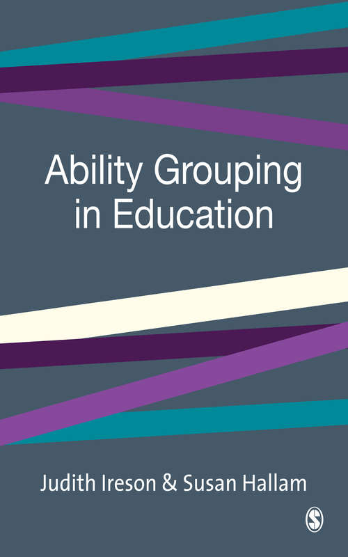 Book cover of Ability Grouping in Education
