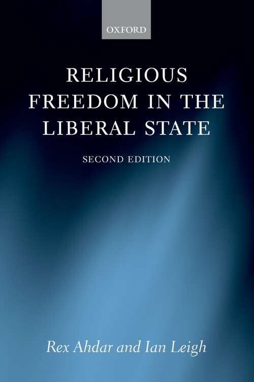 Book cover of Religious Freedom in the Liberal State (2)