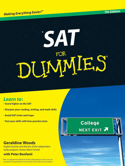 Book cover of SAT For Dummies (7)