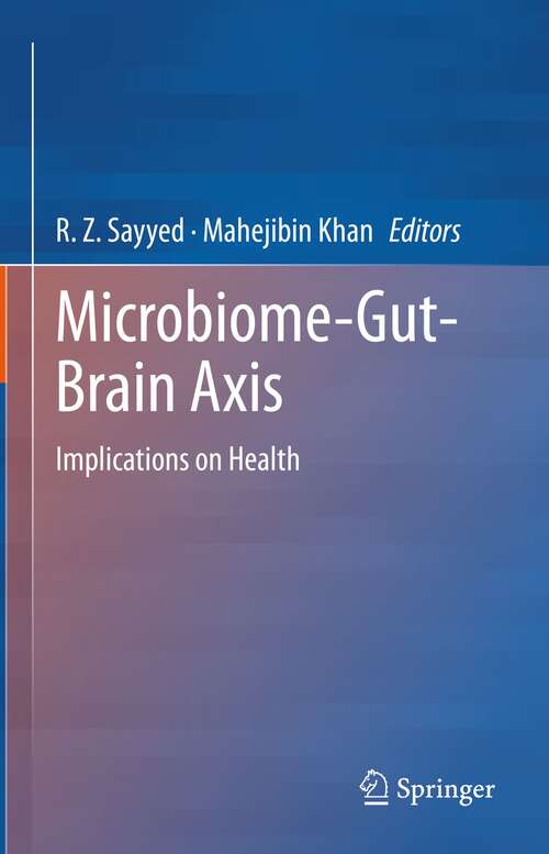 Book cover of Microbiome-Gut-Brain Axis: Implications on Health (1st ed. 2022)