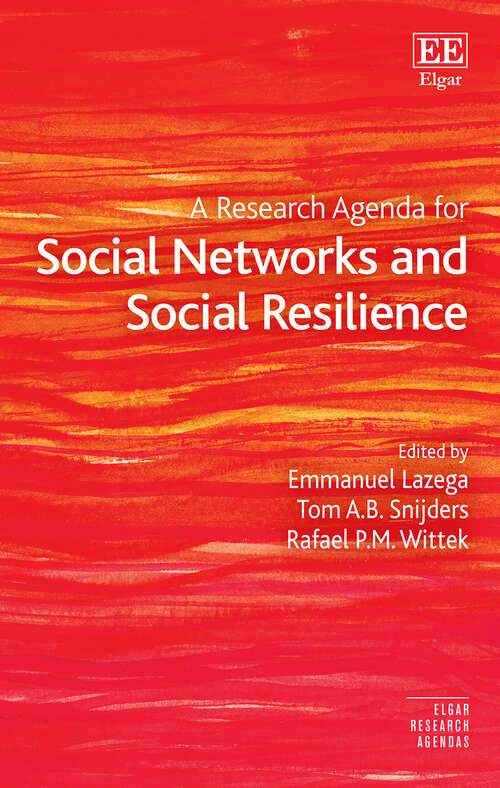 Book cover of A Research Agenda for Social Networks and Social Resilience (Elgar Research Agendas)