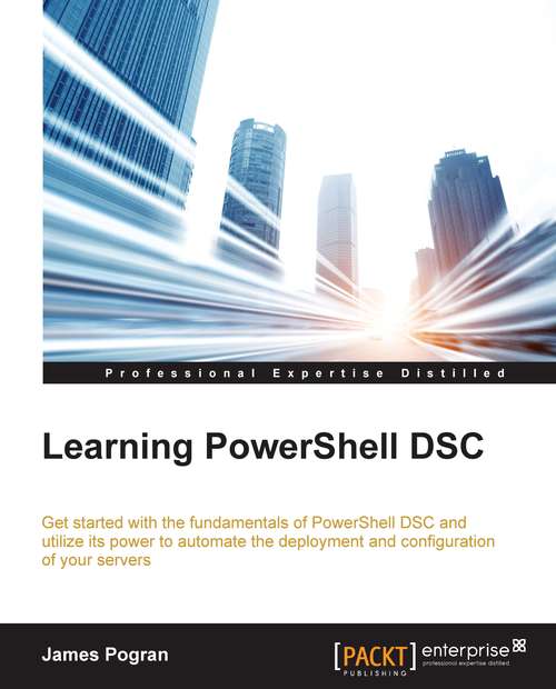 Book cover of Learning PowerShell DSC