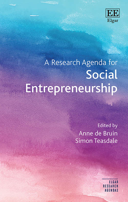 Book cover of A Research Agenda for Social Entrepreneurship (PDF) (Elgar Research Agendas)