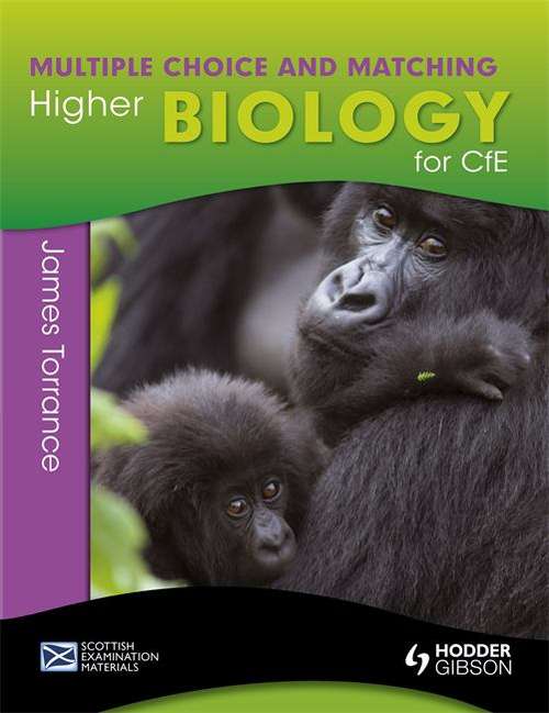 Book cover of Higher Biology for CfE: Multiple Choice and Matching (PDF)