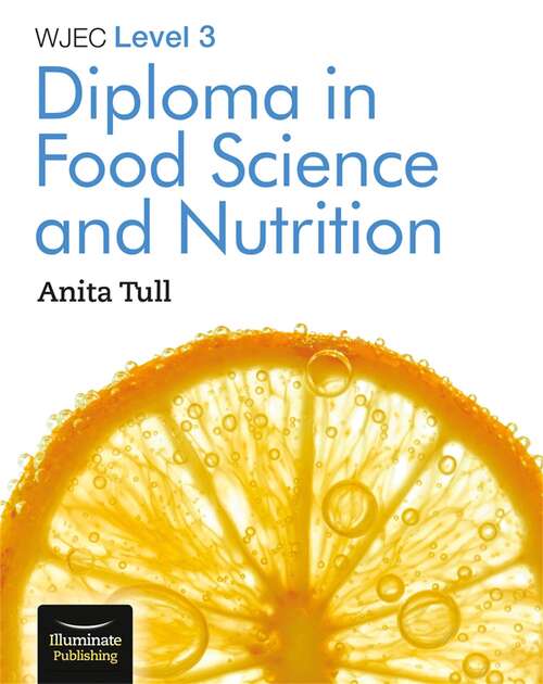 Book cover of WJEC Level 3 Diploma in Food Science and Nutrition (PDF) ((1st Edition))