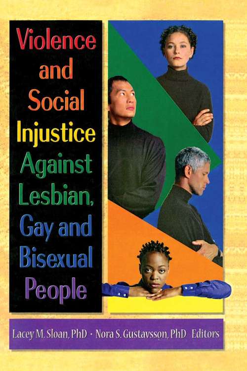 Book cover of Violence and Social Injustice Against Lesbian, Gay, and Bisexual People
