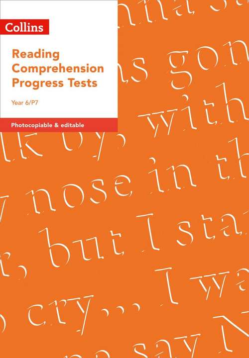 Book cover of Reading Comprehension Progress Tests Year 6/P7 (PDF)