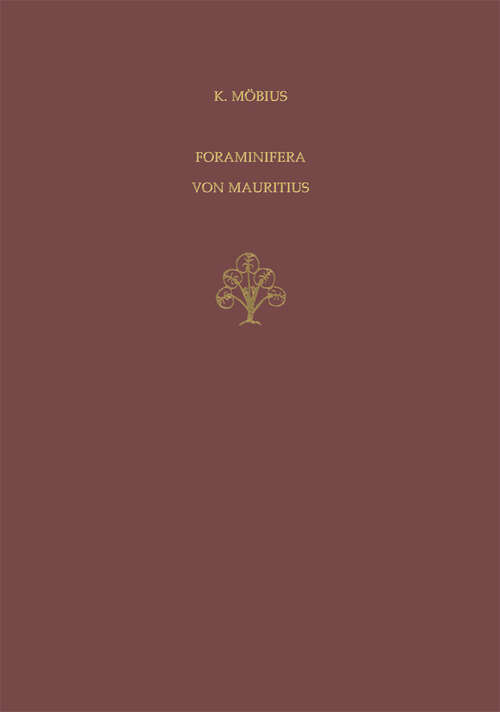 Book cover of Foraminifera von Mauritius (1970)