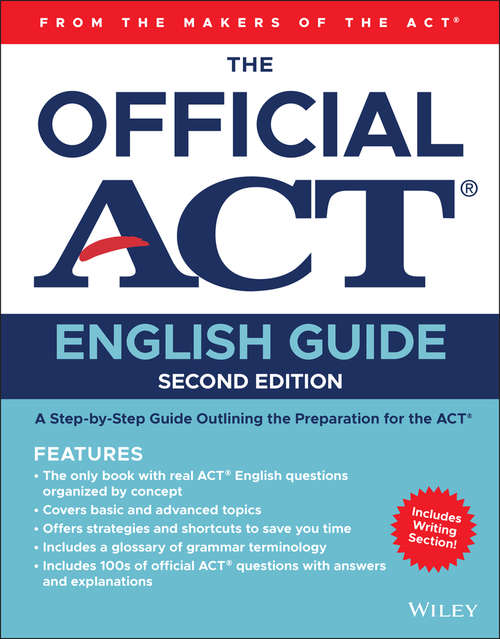 Book cover of The Official ACT English Guide (2)