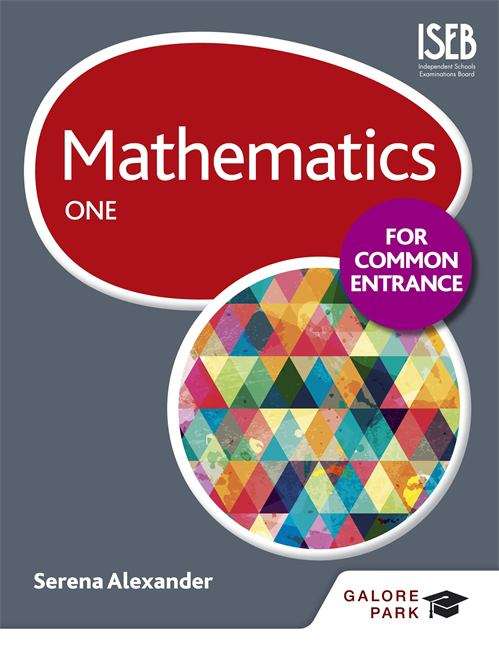 Book cover of Mathematics For Common Entrance One (PDF)