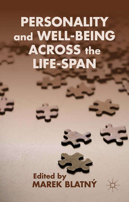 Book cover of Personality and Well-being Across the Life-Span (1st ed. 2015)