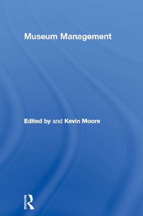 Book cover of Museum Management
