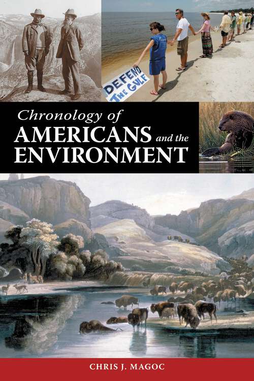 Book cover of Chronology of Americans and the Environment