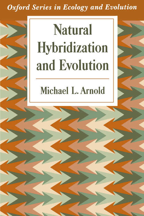 Book cover of Natural Hybridization And Evolution