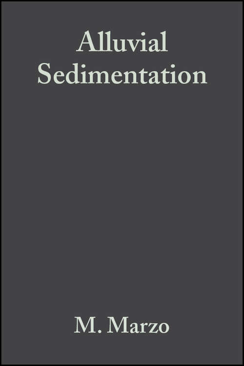 Book cover of Alluvial Sedimentation (International Association Of Sedimentologists Series #66)