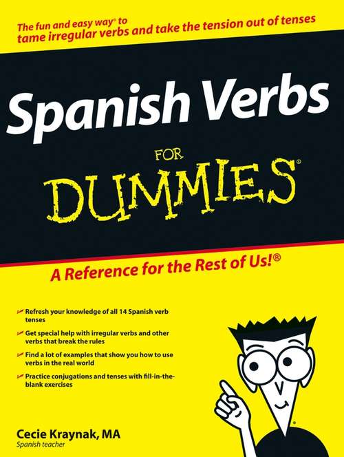 Book cover of Spanish Verbs For Dummies