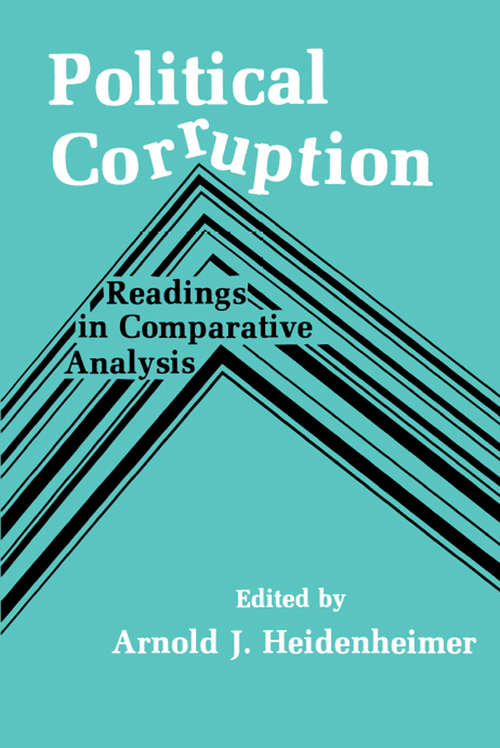 Book cover of Political Corruption: Readings in Comparative Analysis (2)