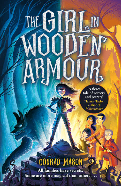 Book cover of The Girl in Wooden Armour