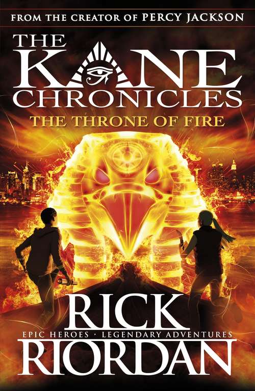Book cover of The Throne of Fire: The Throne of Fire (The Kane Chronicles #2)