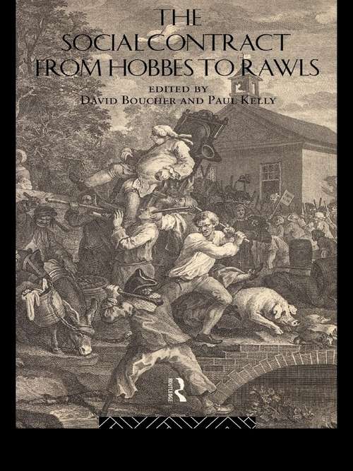 Book cover of The Social Contract from Hobbes to Rawls