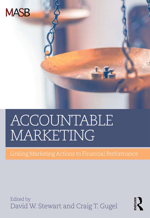 Book cover of Accountable Marketing: Linking marketing actions to financial performance