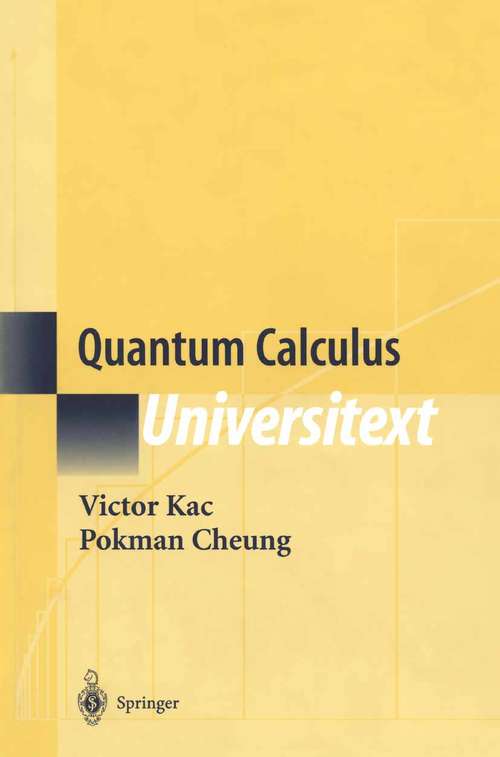 Book cover of Quantum Calculus (2002) (Universitext)