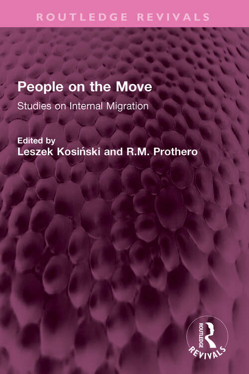 Book cover of People on the Move: Studies on Internal Migration (Routledge Revivals)